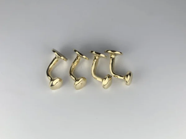 Solid Brass Wall Hook – Unlacquered Finish, Perfect for Bathroom or Entryway - Image 3