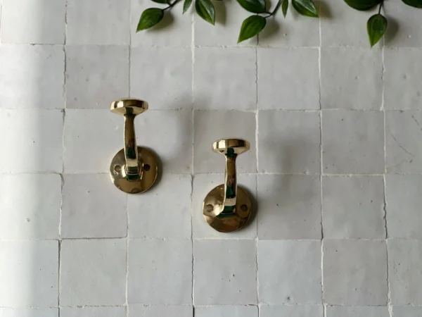 Solid Brass Wall Hook – Unlacquered Finish, Perfect for Bathroom or Entryway - Image 5
